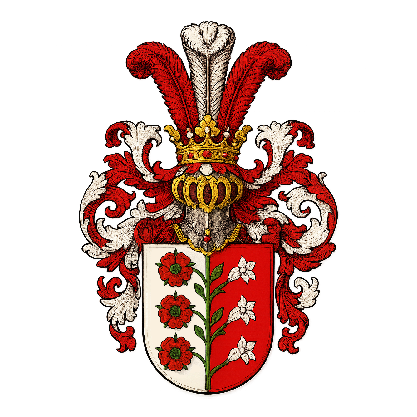 Escudo de la Familia von Lücken